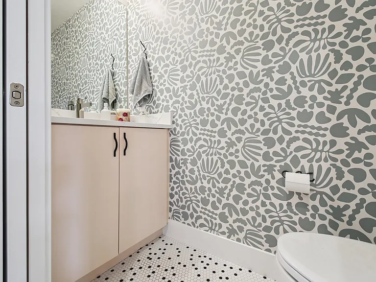 Main floor half bath