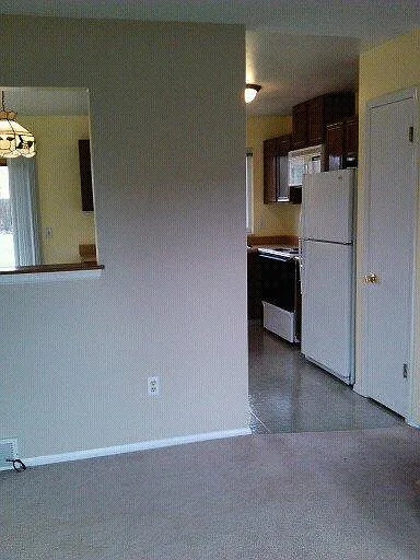 living room looking into kitchen