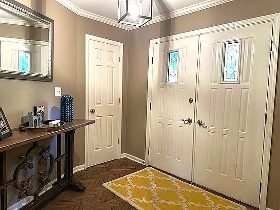 Double door front entry