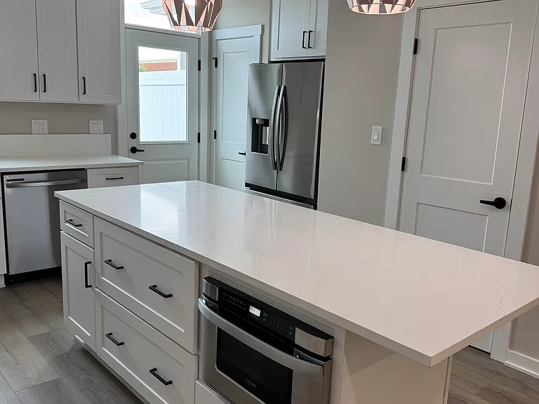 Microwave in Kitchen Island
