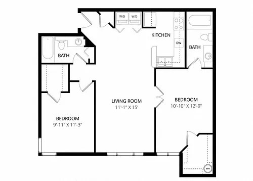 Floor plan Serenity B3