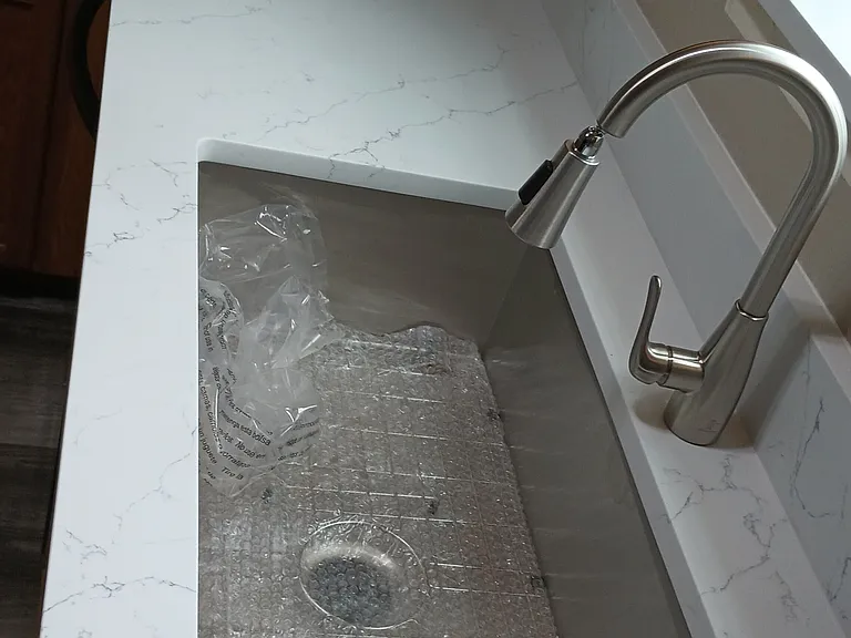 Recently updated sink & faucet