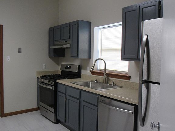 All new kitchen appliances stove, dishwasher, refrigerator. New kitchen sink and hardware.