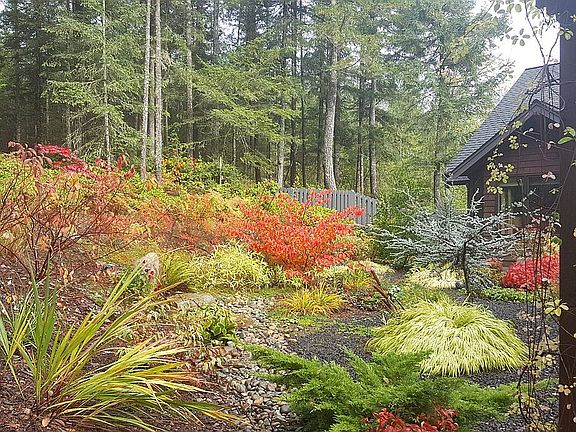 Colorful landscaping