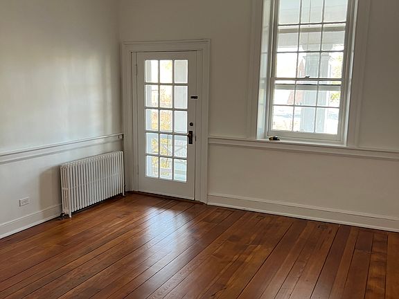 Living area and door to back porch