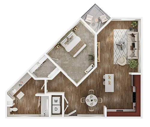Floor plan A1A - Bell Lancaster