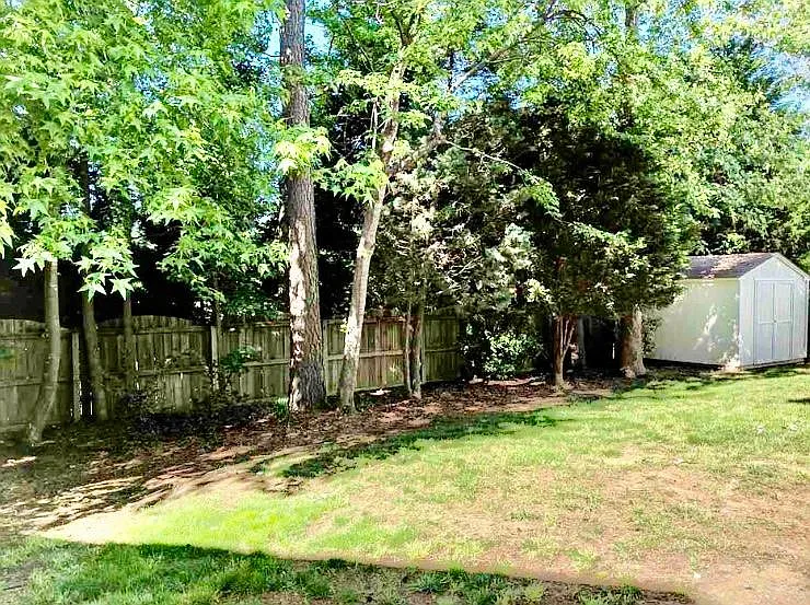 Fenced Backyard