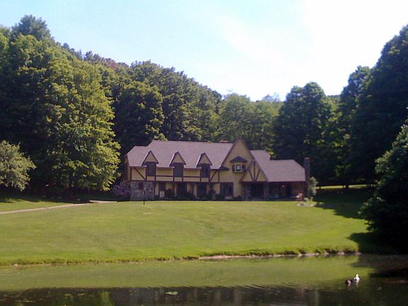 View from across pond