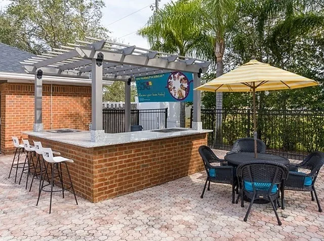 Outdoor Grill and Dining Area