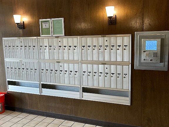 Mail/building entrance 