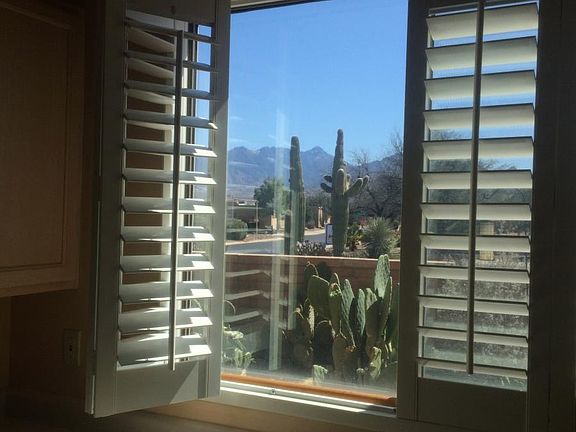 view from kitchen window