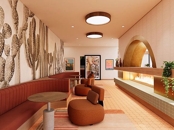 From bold interiors to open-air escapes, Modera Rio Salado's design mimics the surrounding desert beauty.