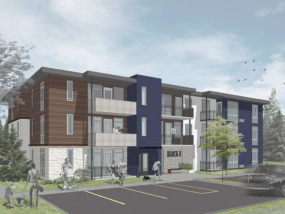 Here's a teaser of one of the new apartment buildings coming soon!