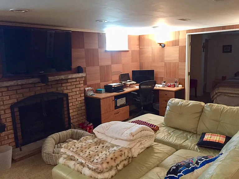 Finished basement; family room