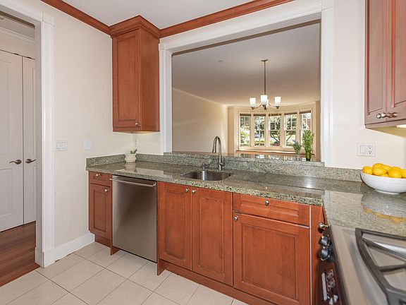 Well lit kitchen