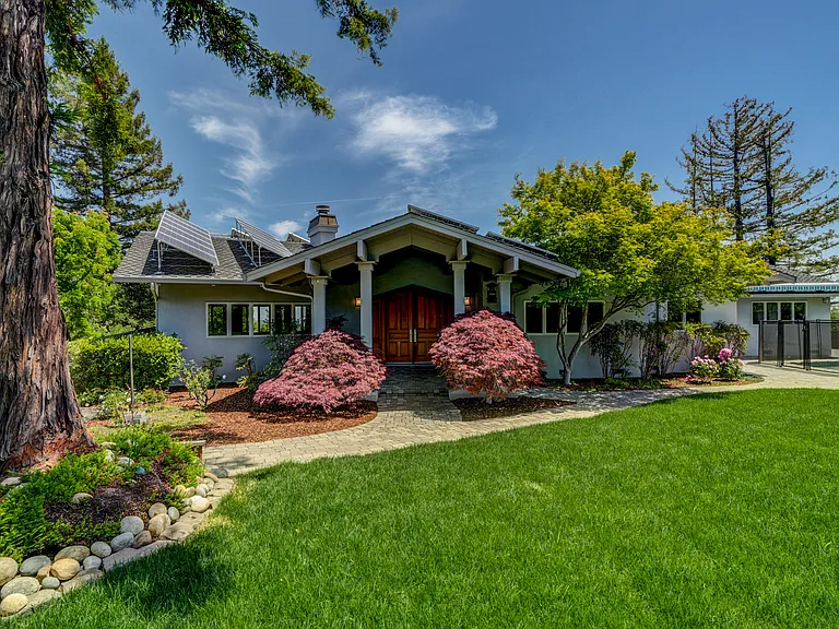 This tranquil home is located at the end of a cul-de-sac featuring a sparkling pool at the front and a wonderful rear upper deck beckoning for entertainment or relaxation, offering a spectacular view of the bay.