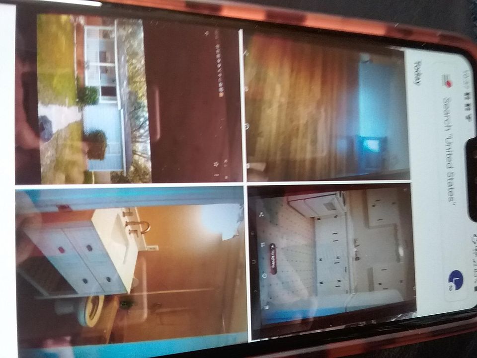 Had to do photo snap shots ,front of house ,living room showing the hard wood floor, bath room ,and kitchen