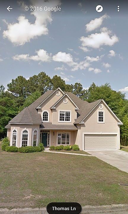 Custom home on a large lot. 