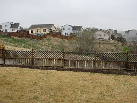 Backyard-- no house right behind you!