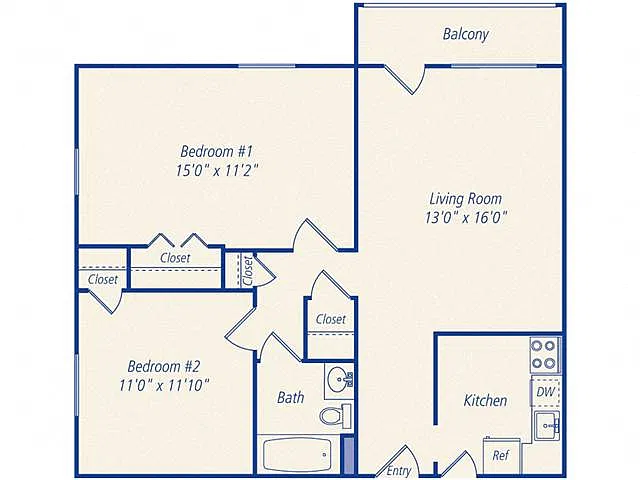 Floor plan The Blake