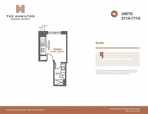 Floor plan Micro Studio