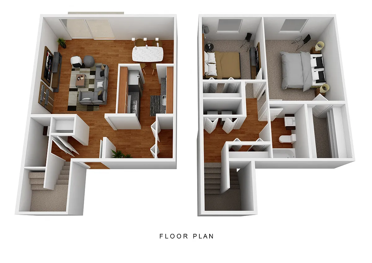 Floor plan Cape Townhome