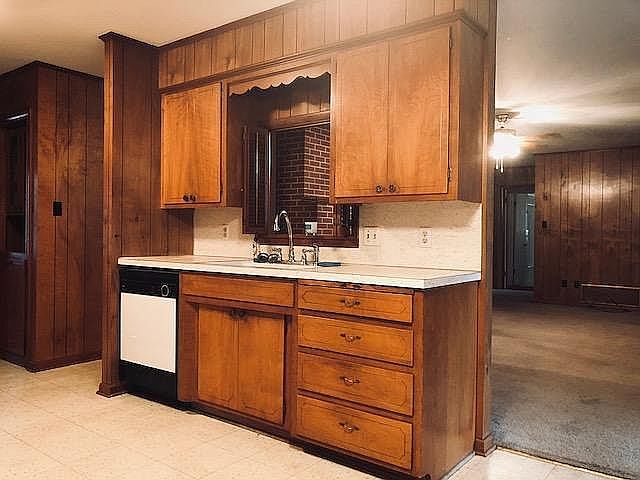 View of den from kitchen..