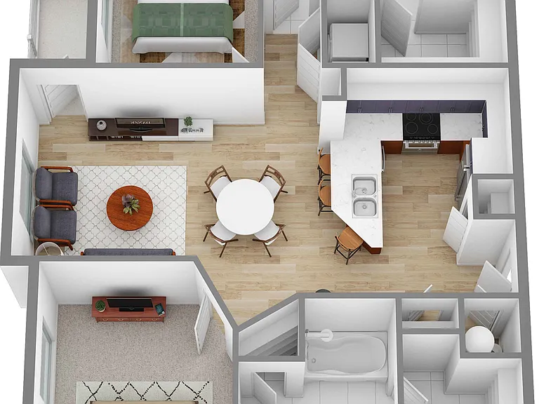 Venice | 2 Bedroom | 2 Bath | 1006 SF Venice | 2 Bedroom | 2 Bath | 1006 SF