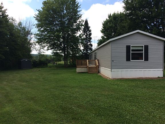 Side view of backyard.