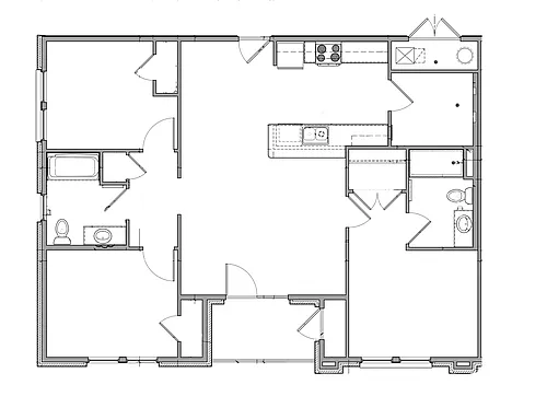 Floor plan 3 Bedroom