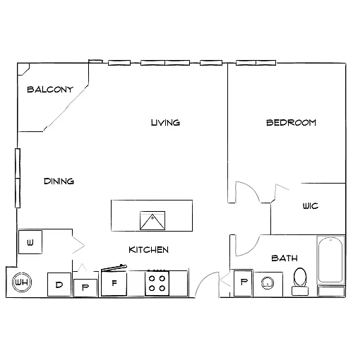 Floor plan Design 1A Premier