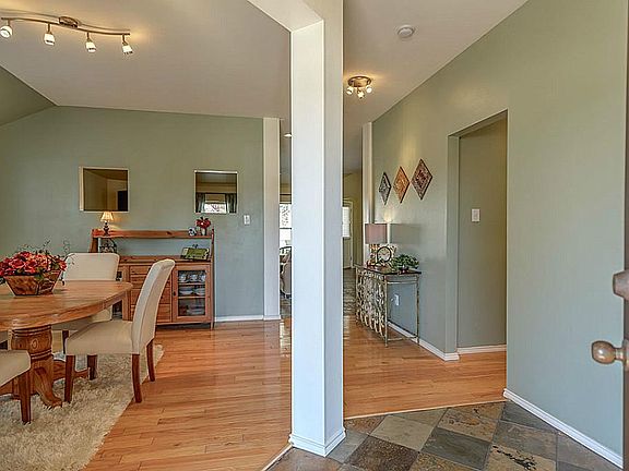 Entry way and formal dining.