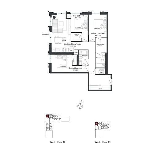 Floor plan W1208