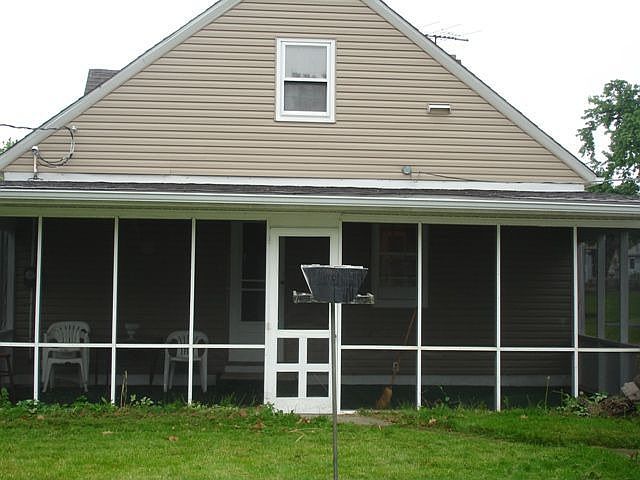 Back view of home