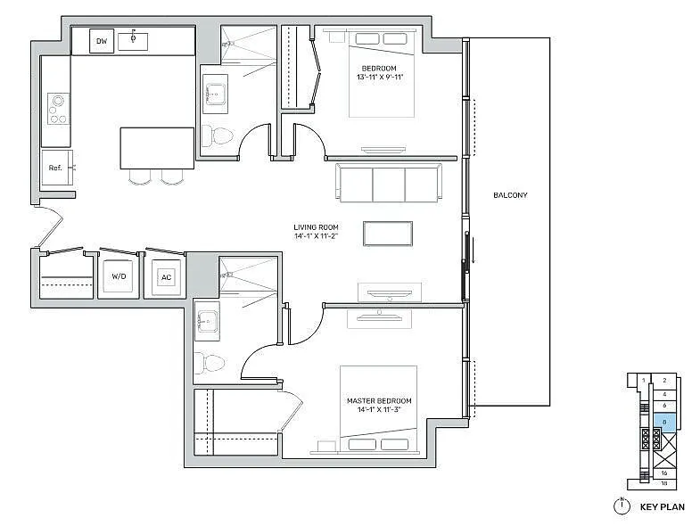 Floor plan B18
