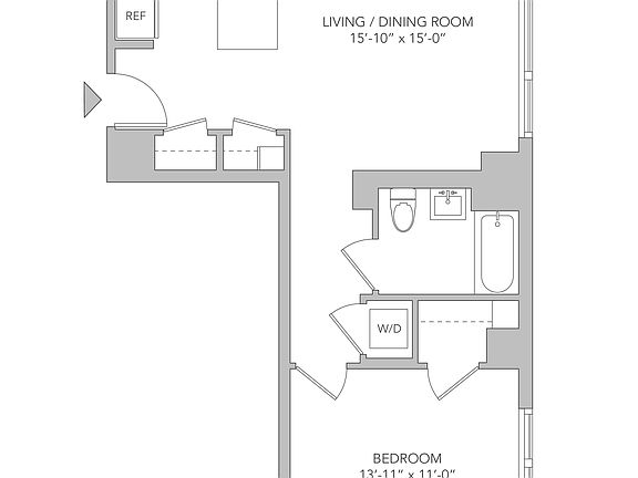 2nd image of 42 W 33rd St APT 34C