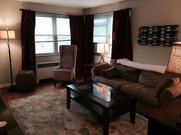Living room does not come furnished.