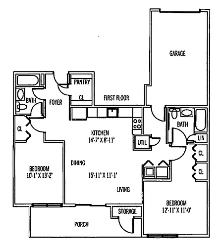 Floor plan B01