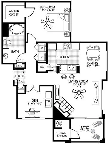 Floor plan A4D