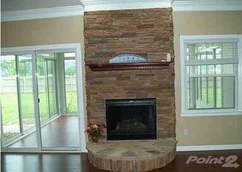 Updated Stone Fireplace