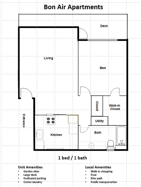 1 bed, $2,545 — Photo 1