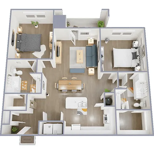 Floor plan B1