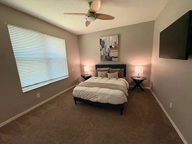 2nd Bedroom in the back of the house below the second floor