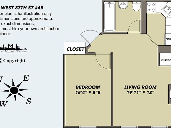 2nd image of 52 W 87th St #4B