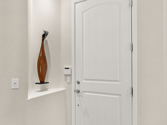 Front door view from hallway