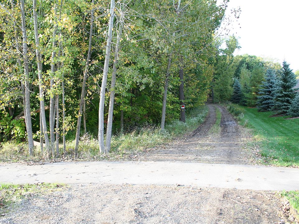 Facing North, driveway
