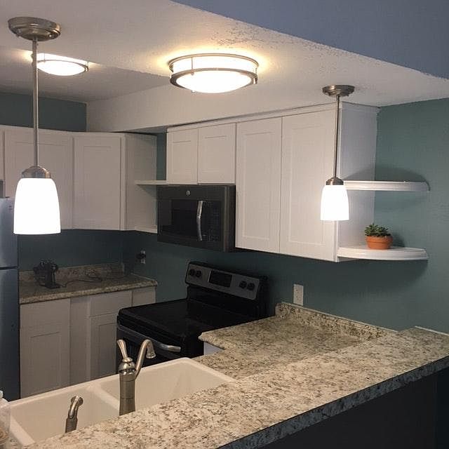 Kitchen and bar