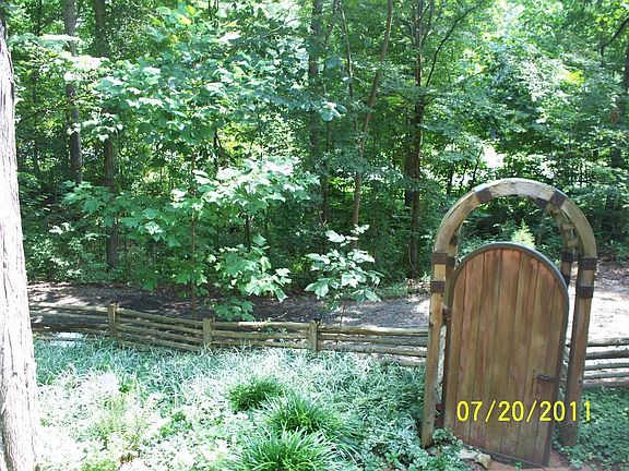 Looking out the front door