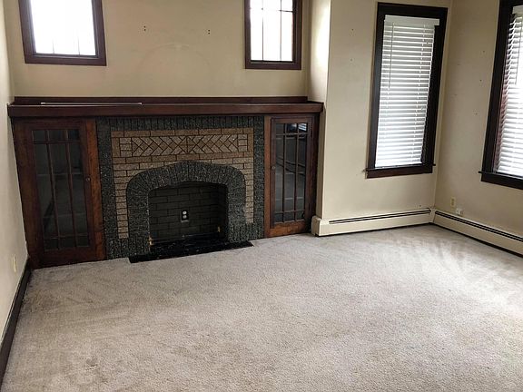 living room with view to street