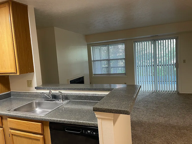 Unit C 2nd floor kitchen & living room